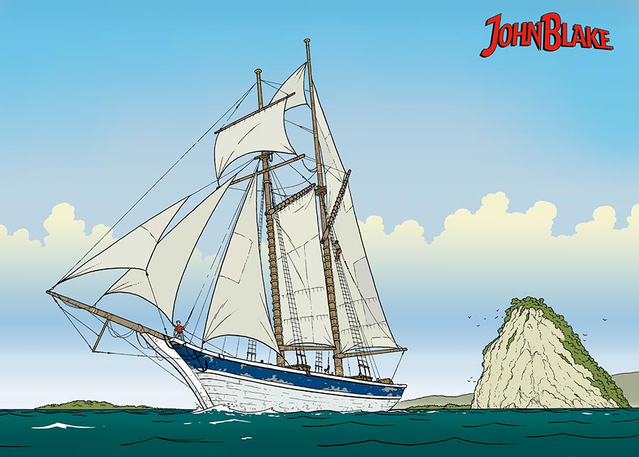 concept drawing for John Blake by Philip Pullman