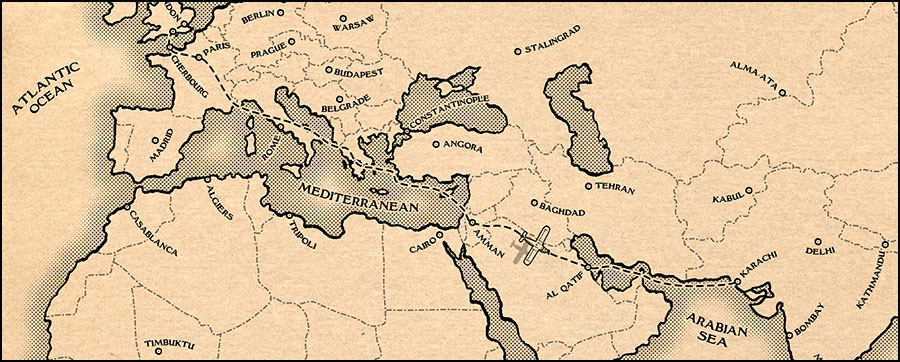 close up Eurasia 1928 map by Garen Ewing